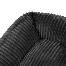 Ascher Plush Corduroy Square Dog Bed